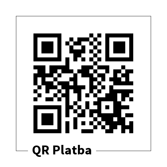 QR kód pro platbu na transparentní účet
